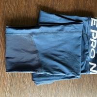 Leggins nike pro colore blu dri fit tg L