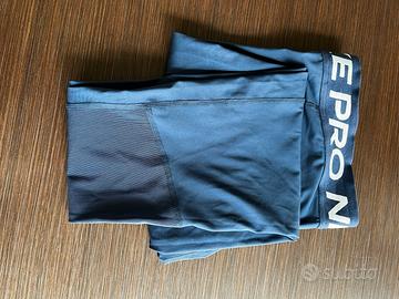 Leggins nike pro colore blu dri fit tg L