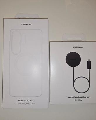 Caricatore wireless Samsung s26 + Mag cover
