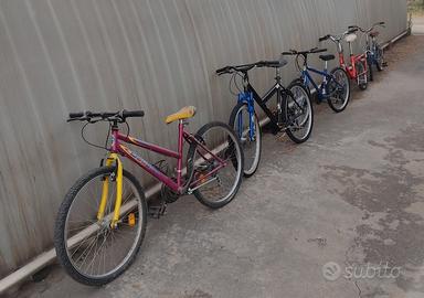 bici 26 24 e bici  pieghevole tipo Graziella 20 