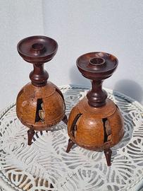 Coppia porta candele brasiliani