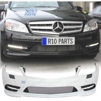 PARAURTI ANTERIORE PER MERCEDES W204 LOOK AMG C63 