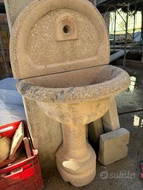 Fontana in cemento da girdino