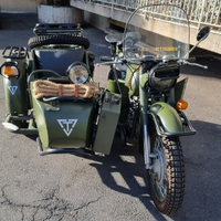 Sidecar Militare 2WD con blocco del differenziale