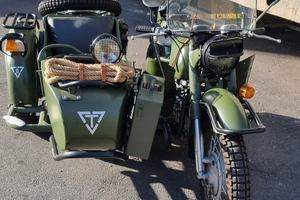 Sidecar Militare 2WD con blocco del differenziale