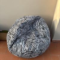 Pouf zebrato