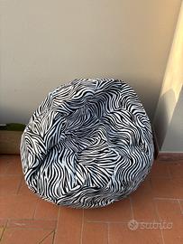 Pouf zebrato