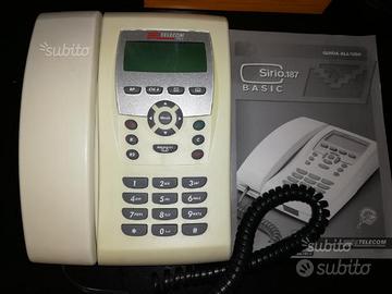 Sirio.187 basic telecom - telefono fisso con filo