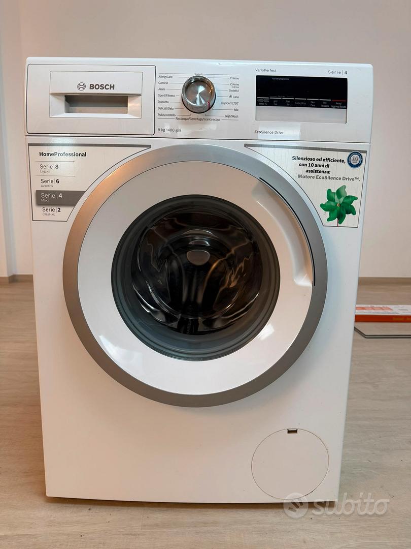 Lavatrice Bosch Serie 4 8 kg 1400 giri EcoSilenced