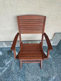 sedia da giardino 