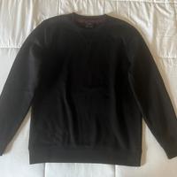 Felpa Girocollo Uomo Piazza Italia Nera - Taglia S