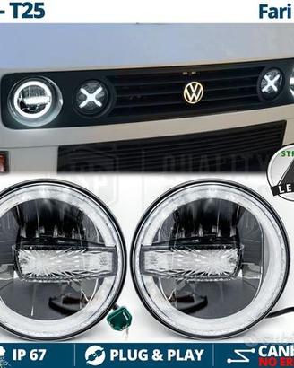 FARI LED Per TRANSPORTER T3 T25 Angel Luce Bianca