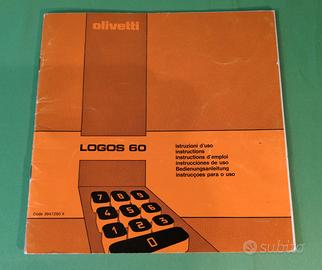 Olivetti libretto istruzioni calcolatrice Logos 60
