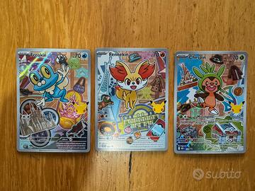 Trio starter promo Pokémon Kalos avventura