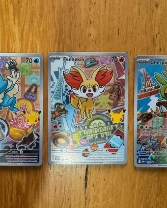 Trio starter promo Pokémon Kalos avventura