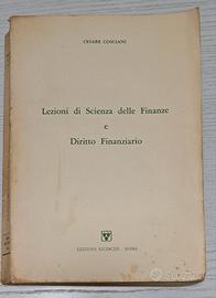 Cesare Cosciani Lezioni di Scienza delle Finanze