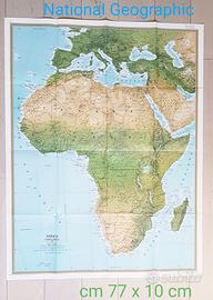 Carta Fisica Africa