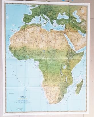 Carta Fisica Africa