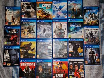Giochi PS4 vari generi + F1 23 PS5