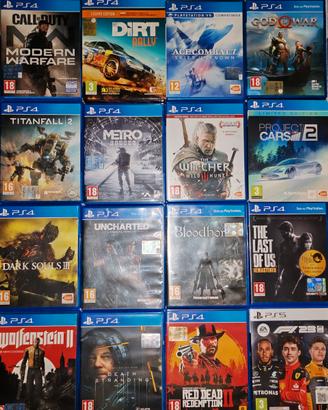 Giochi PS4 vari generi + F1 23 PS5