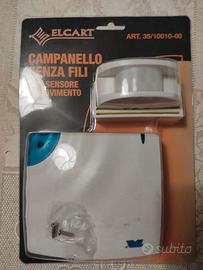 Campanello senza fili con sensore di movimento