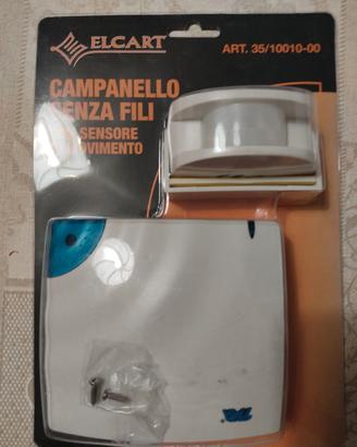 Campanello senza fili con sensore di movimento