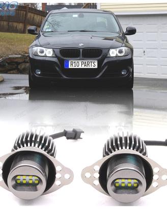 KIT LAMPADE OCCHI ANGEL IN LED 80W CANBUS BMW E90 