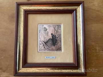 Quadretto su lastra d’argento