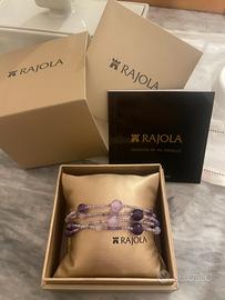 Braccialetto Rajola con pietre color lavanda
