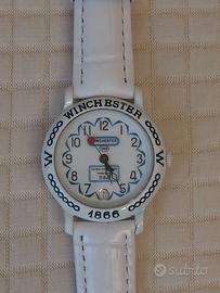 Orologio winchester bianco con datario vintage