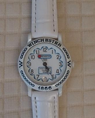 Orologio winchester bianco con datario vintage
