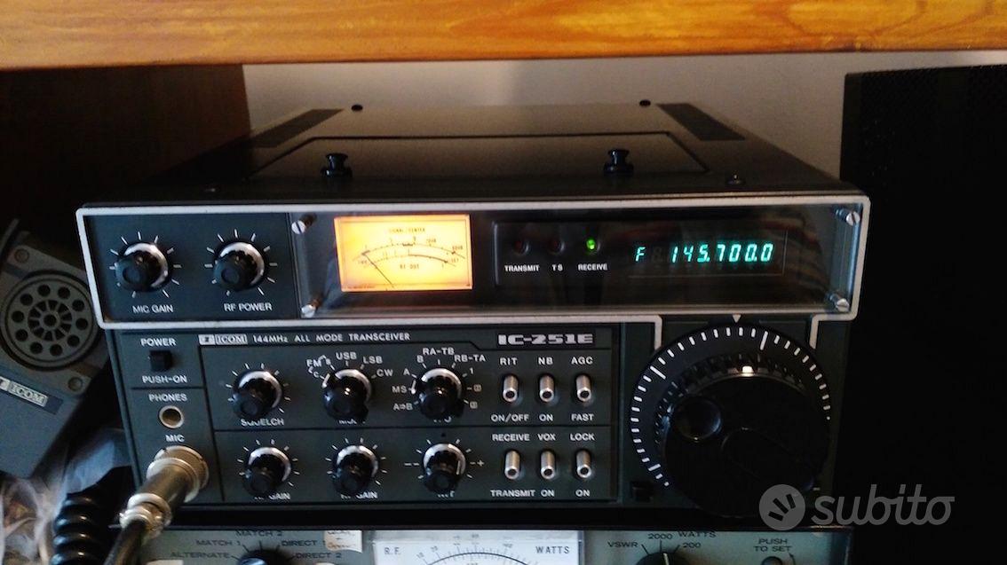 ICOM IC-251 E - VHF 144 MHz RTX Base All Mode - Audio/Video In