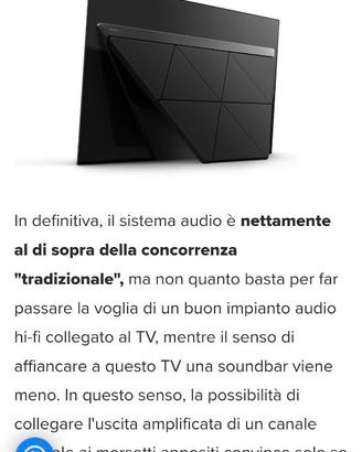 Sony oled  f9 55 pollici