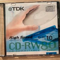 4 Cd-Rw usati (riscrivibili)