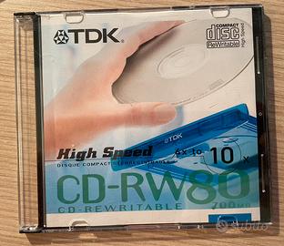 4 Cd-Rw usati (riscrivibili)