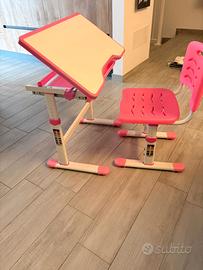 Scrivania Sedia per Bambini con cassetto
