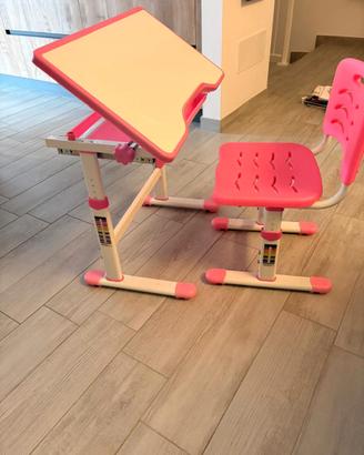 Scrivania Sedia per Bambini con cassetto