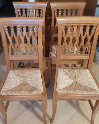 Sedie in legno