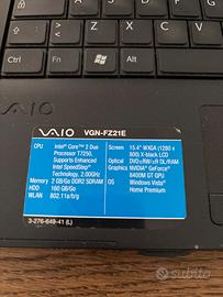 Laptop per parti di ricambio