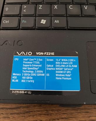 Laptop per parti di ricambio