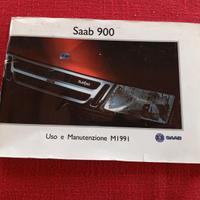 Saab 900 Turbo Aero Cabrio USO MANUTENZIONE 1991