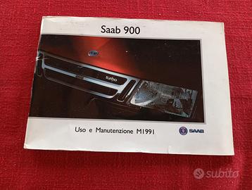 Saab 900 Turbo Aero Cabrio USO MANUTENZIONE 1991