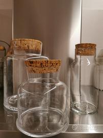 Vasi di vetro di varie domensioni