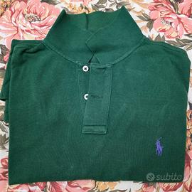 Polo Ralph Lauren verde M slim
