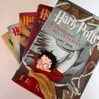 Collana di 5 libri Harry Potter edizione 2001