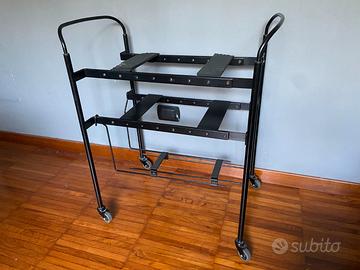 Carrello TV Zanotta Teulada design vintage