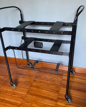 Carrello TV Zanotta Teulada design vintage