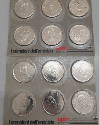 Le 12 monete "I campioni dell'Amicizia"- Upim
