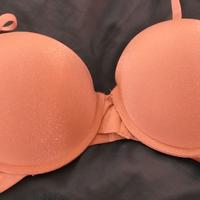 reggiseno push up beige  con glitter dorato 80C