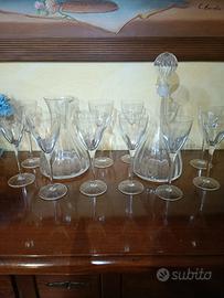 completo bicchieri acqua vino da 12 cristallo 